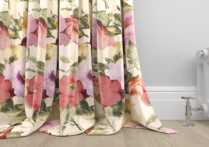 Amelia Faux Silk, Berry Blush - Made to Measure Curtain - Image 6